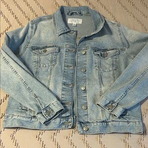 Time and Tru Light Blue Jean Jacket